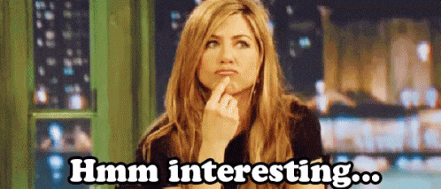 Gif de Rachel dans Friends, dans lequel on la voit hocher la tête pour approuver
